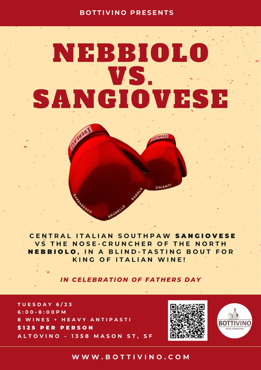 Wine class: Sangiovese vs Nebbiolo