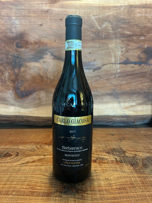 Carlo Giacosa 2017 Barbaresco ‘Montefico’ Piemonte